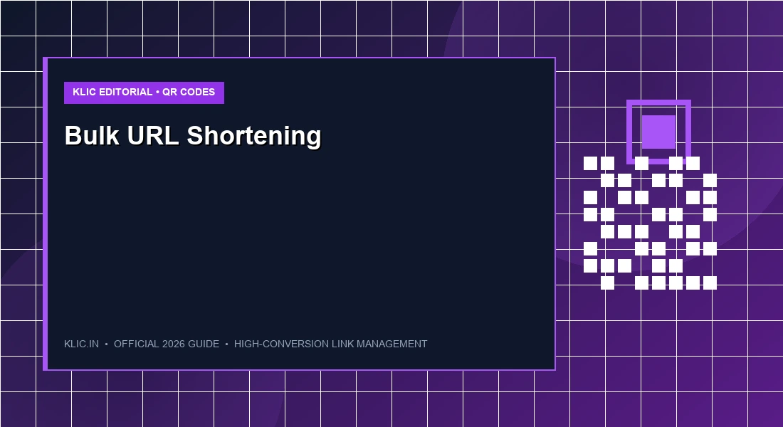 Bulk URL Shortening: How to Generate Hundreds of Links in Seconds