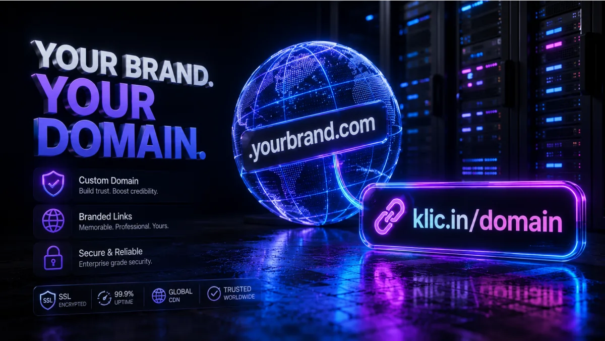 How to Use Custom Domains: Why Branded Links Get More Clicks