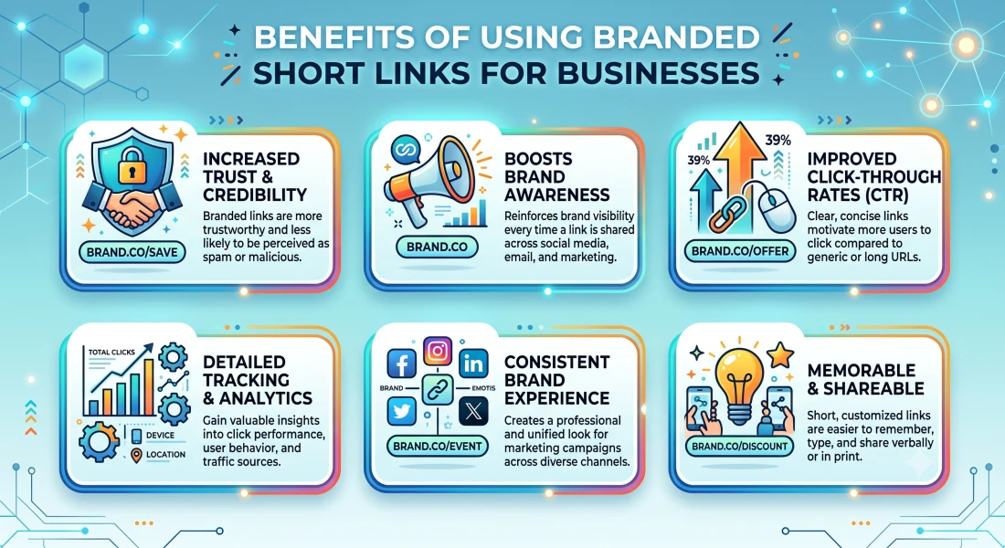 15 Benefits of Using Branded Short Links for Businesses